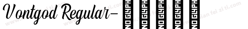 Vontgod Regular字体转换